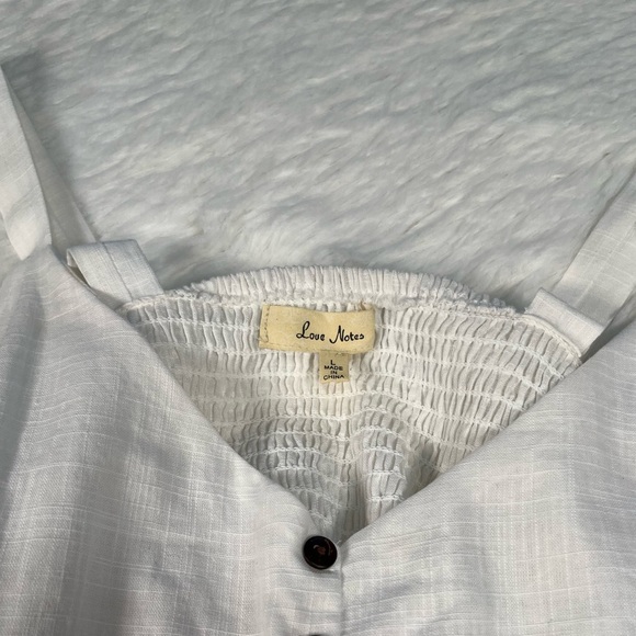 Love Notes | White Cropped Tank Top - Picture 3 of 7